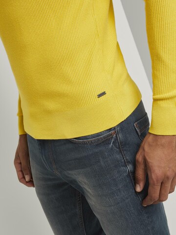 TOM TAILOR Regular fit Sweater in Yellow