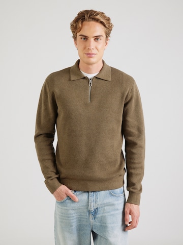 JACK & JONES Svetr 'JPRBLamilano' – zelená: přední strana