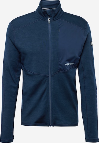 super.natural Athletic Jacket 'ADVENTURE' in Blue: front