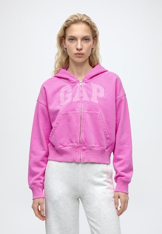 GAP - Casaco em moletão em rosa: frente