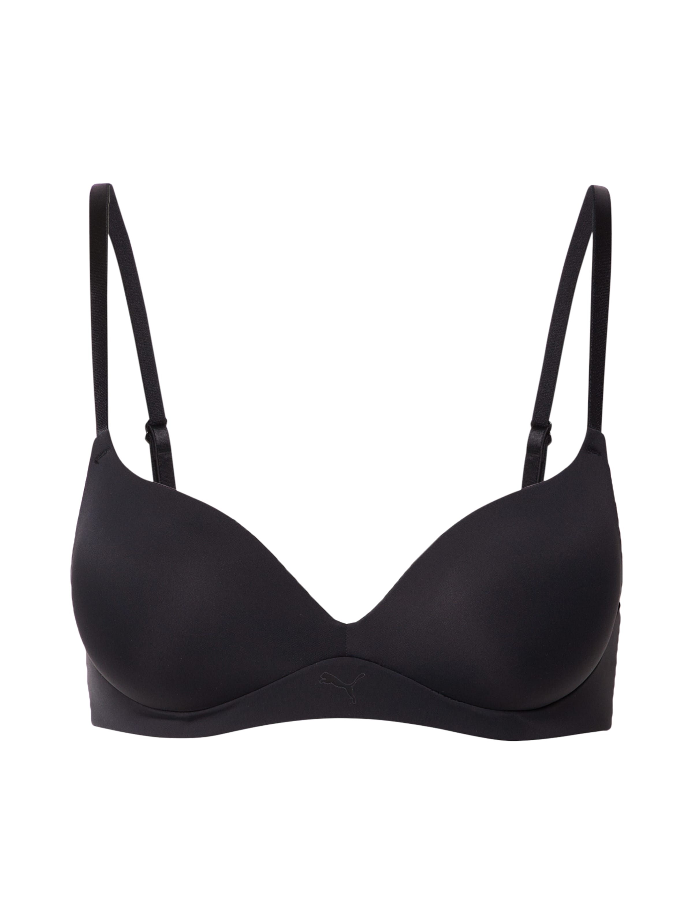 T-shirt Reggiseno di PUMA in nero: frontale