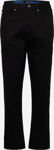 HUGO Blue Regular Jeans 'Jonah' in Black: front