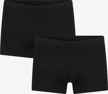 Albero Natur Boxer shorts 'Bio-Baumwoll-Herren Retroshorts -2er Pack' in Black: front