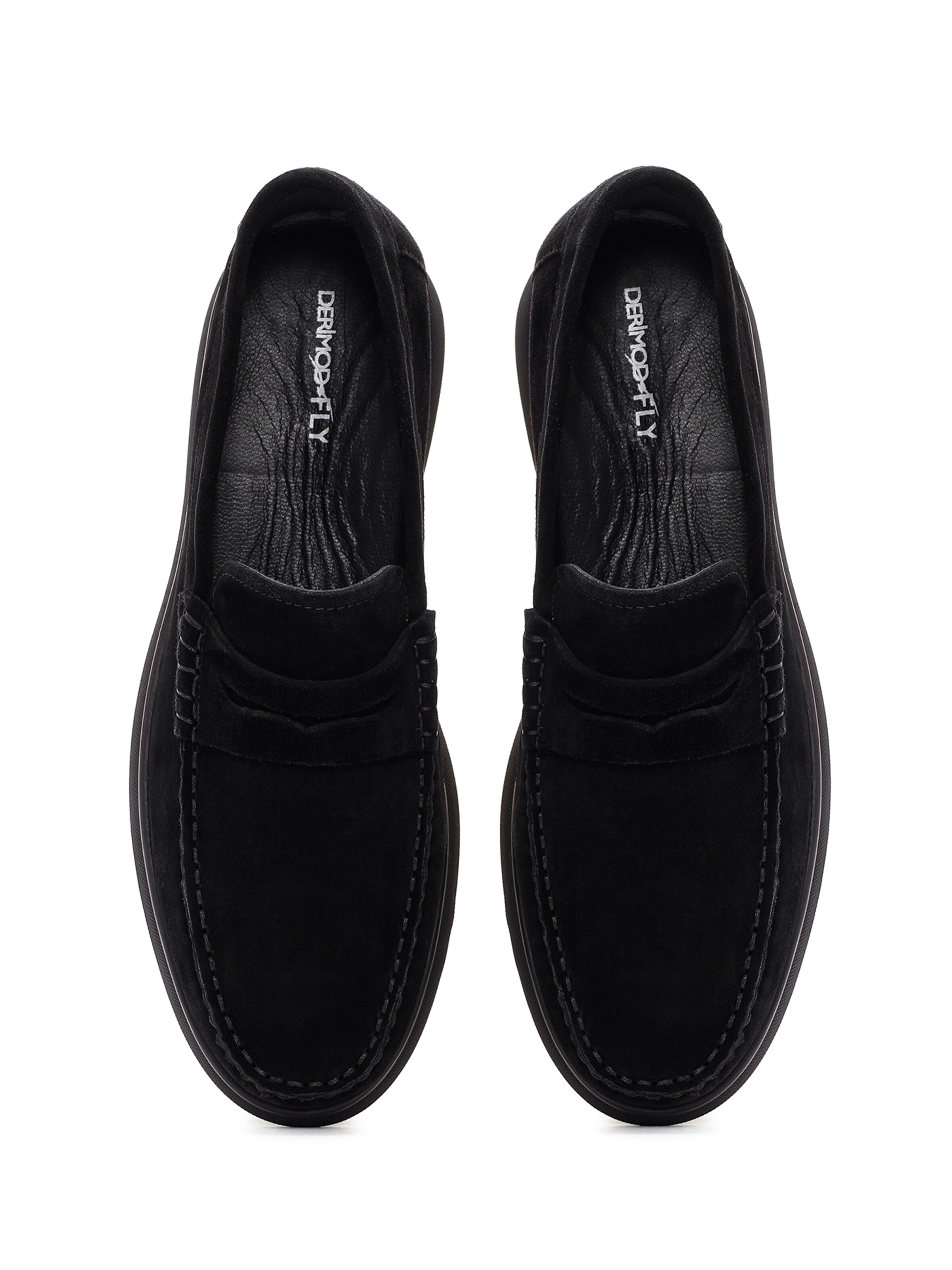 Derimod - Mocassins em preto