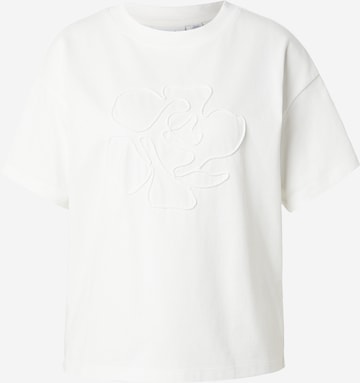 balta VILA Marškinėliai 'VIMONIE FLORAL': priekis