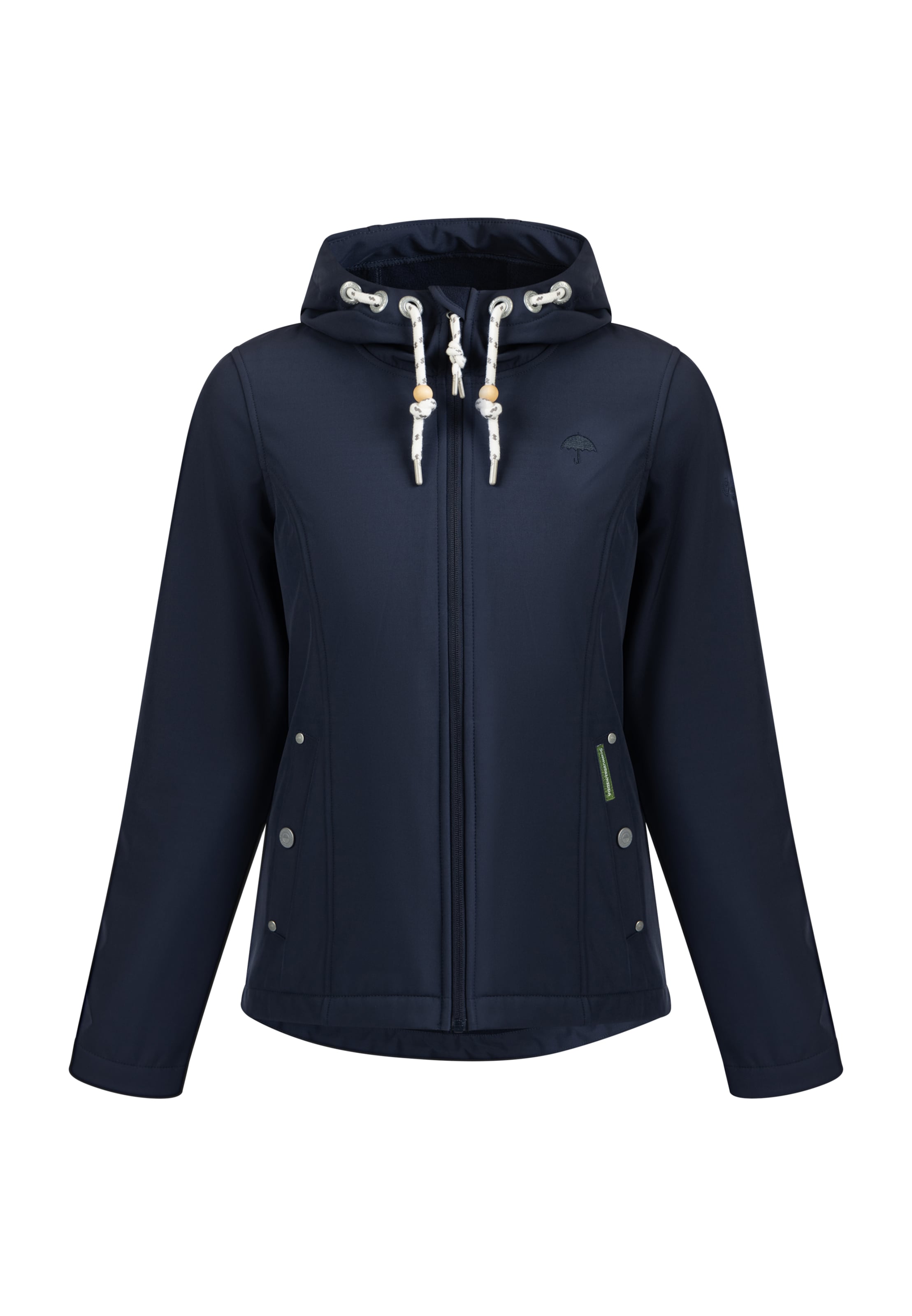 Schmuddelwedda Funktionsjakke i blå: forside