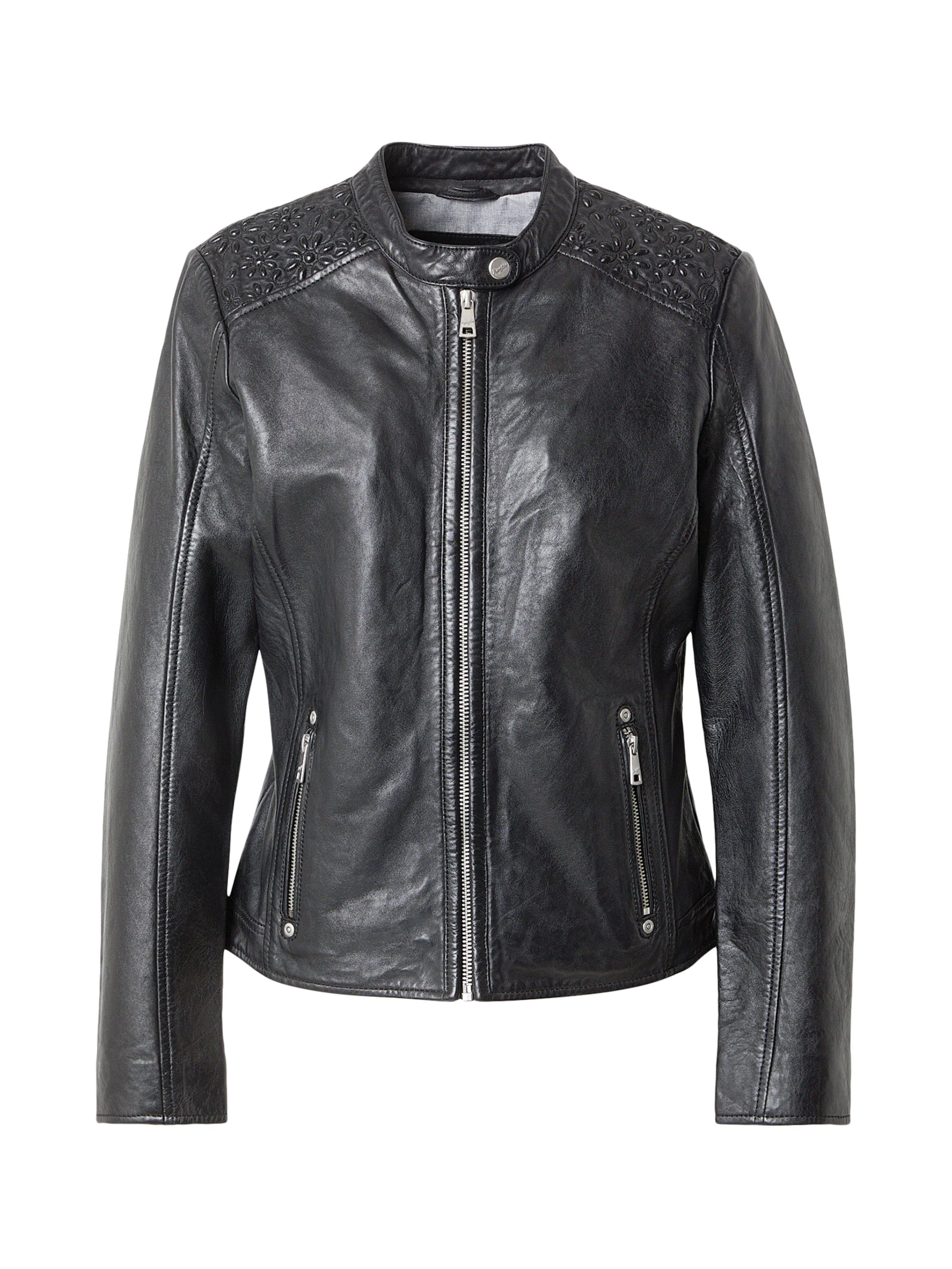 Mauritius Φθινοπωρινό και ανοιξιάτικο μπουφάν 'Mabou' σε μαύρο, Άποψη προϊόντος