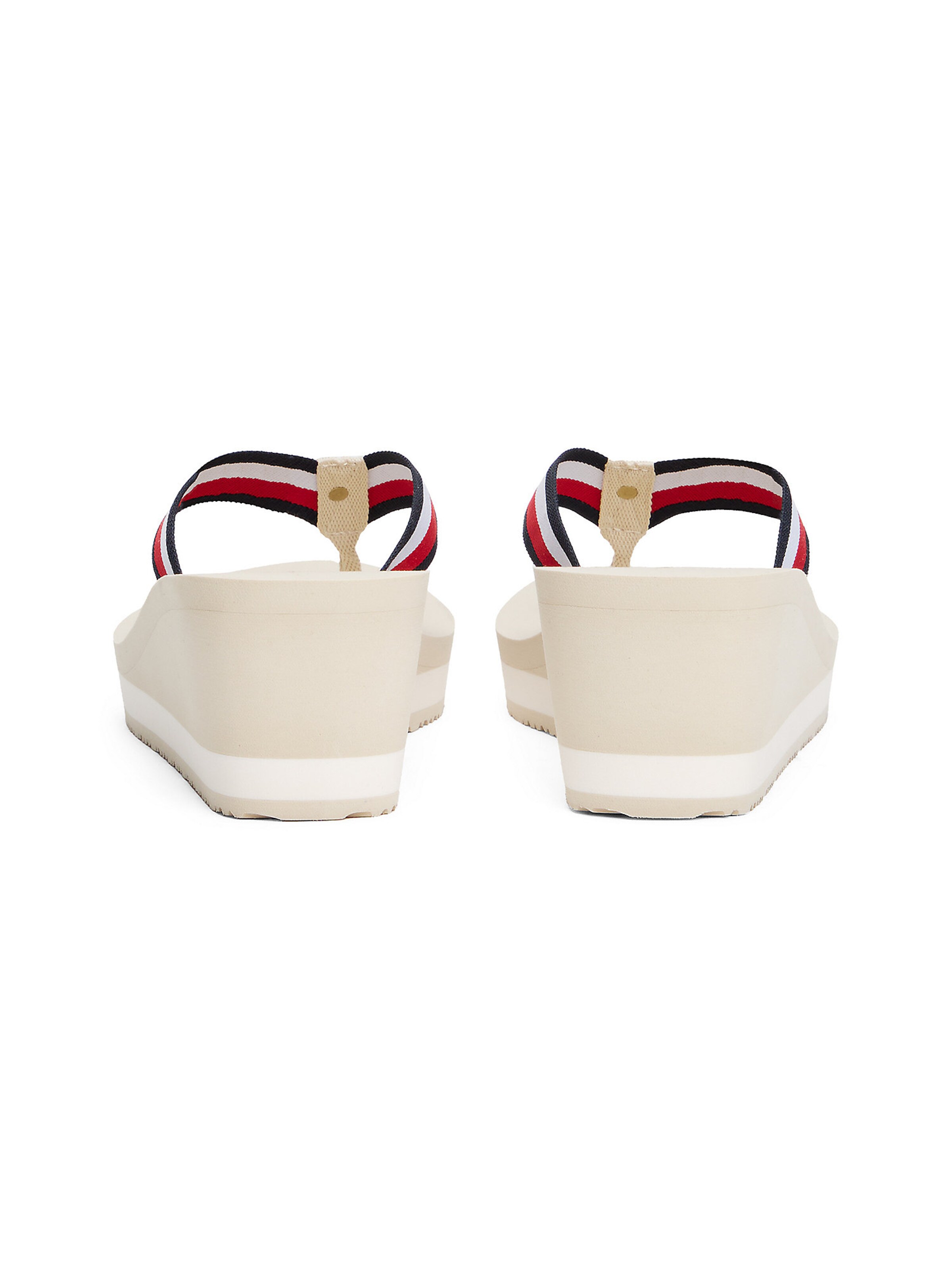 TOMMY HILFIGER Teenslipper in Beige