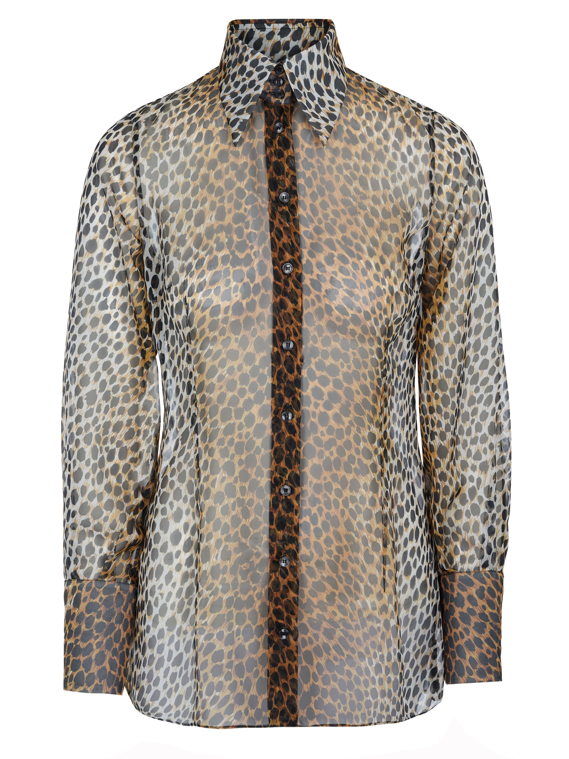 DOLCE & GABBANA Blouse 'Dolce & Gabbana Bluse' in Brown: front
