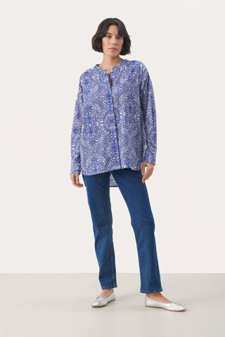 Part Two Bluse 'Emilda' in Blau