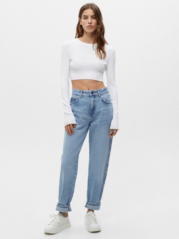 Pull&Bear Loosefit Jeans in Blau: predná strana