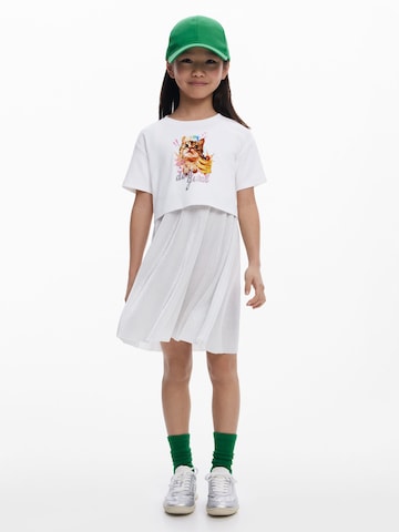 Desigual - Vestido en blanco: frente