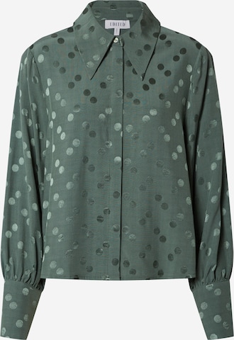 EDITED Blouse 'Delano' in Groen: voorkant