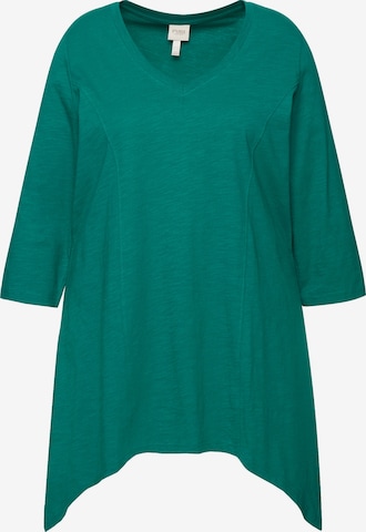 T-shirt Ulla Popken en vert : devant