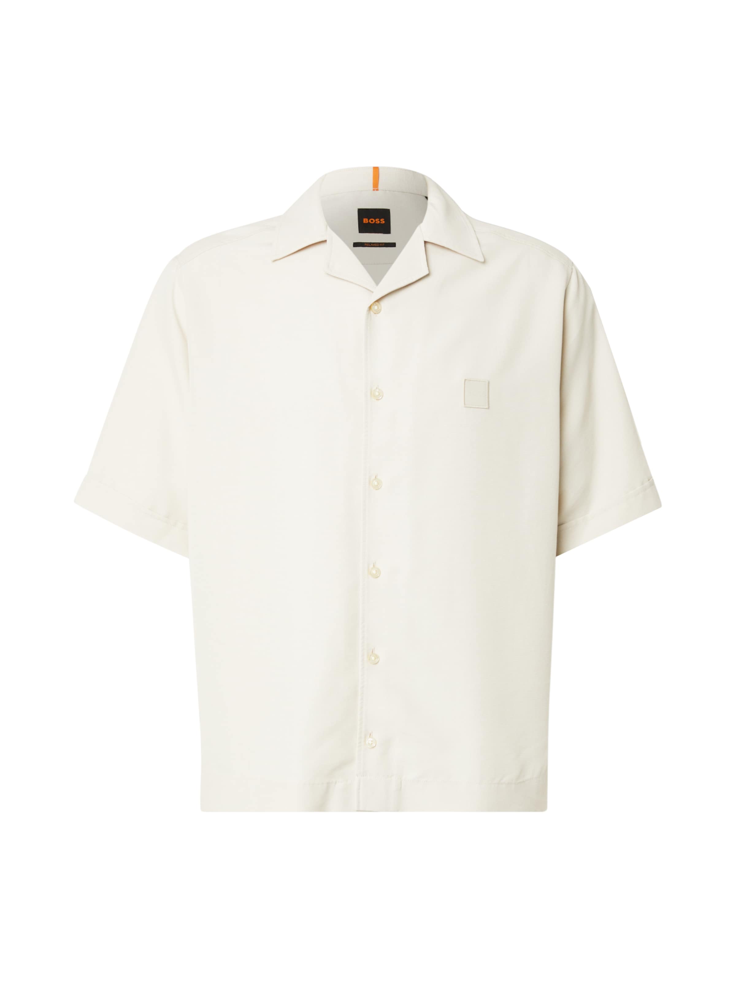 BOSS Comfort fit Overhemd 'Lapisy' in Beige: voorkant