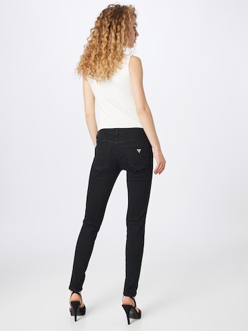 GUESS Skinny Jeansy w kolorze czarny