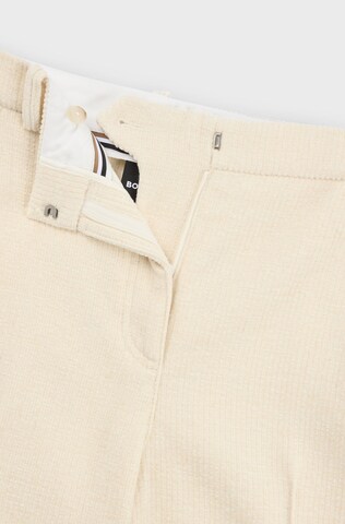 Loosefit Pantalon à plis 'Tatepa' BOSS en beige