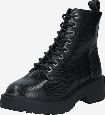 BULLBOXER - Botines con cordones en negro: frente