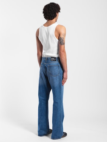 Dr. Denim Loosefit Jeans 'Rift Wide Bootcut' in Blauw