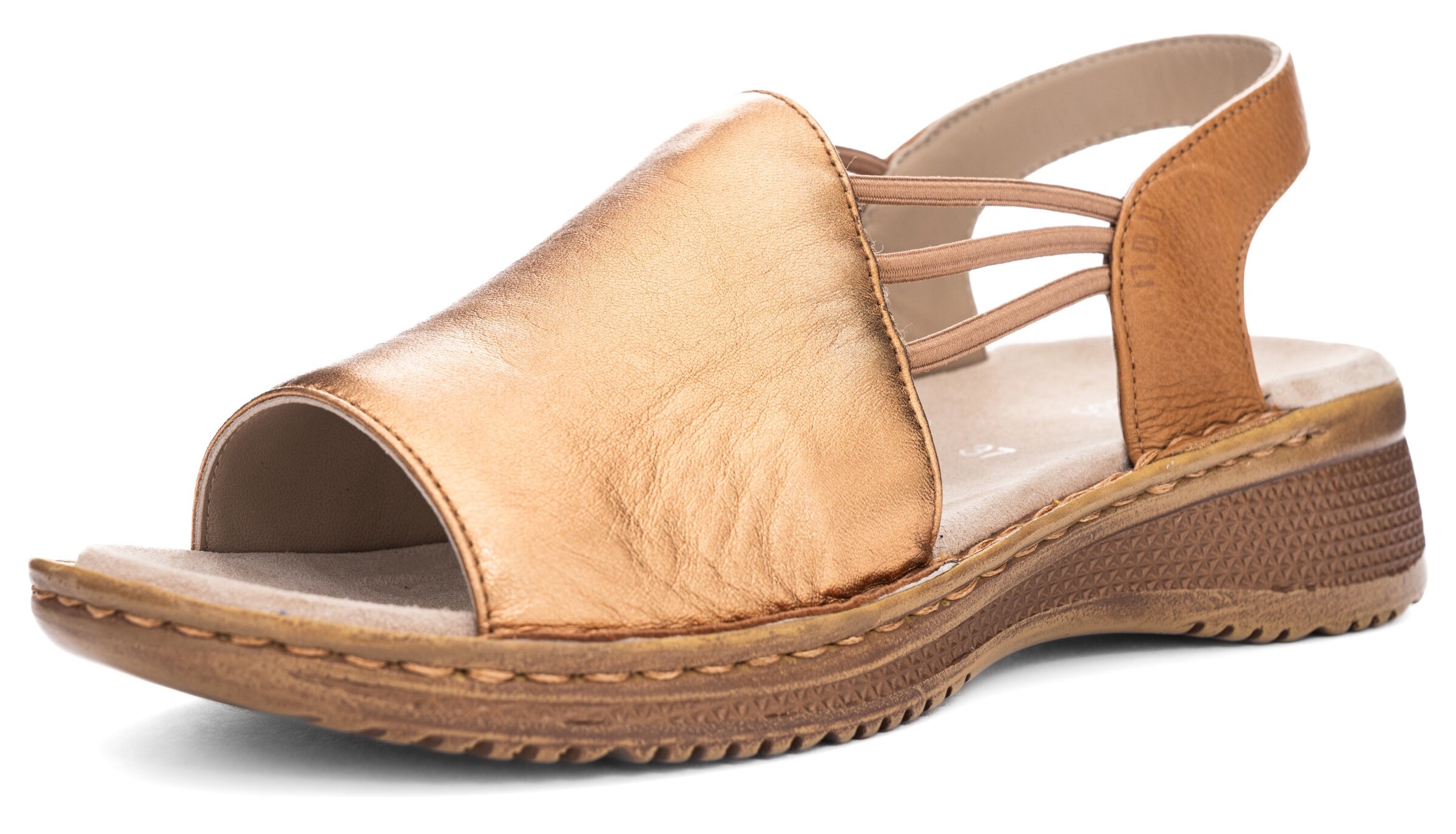 ARA Riemchensandale in Braun: Vorderseite