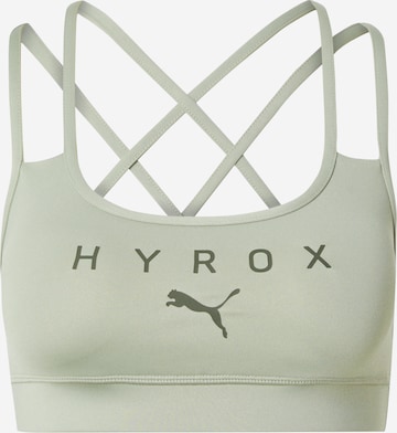 PUMA Спортивный бюстгальтер 'Puma x Hyrox Move' в Зеленый: спереди