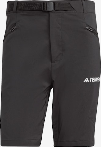 Regular Pantalon outdoor 'Xperior' ADIDAS TERREX en noir : devant