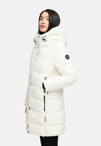 MARIKOO Winter coat 'Karumikoo XVI' in White