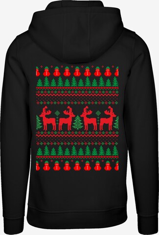 F4NT4STIC Sweatshirt 'Christmas Reindeers' in Black