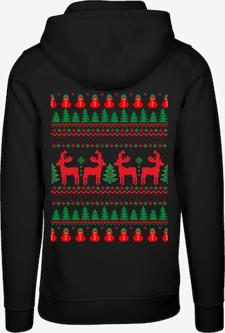 F4NT4STIC Sweatshirt 'Christmas Reindeers' in Zwart