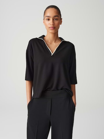 OPUS - Camiseta 'Soffice' en negro: frente