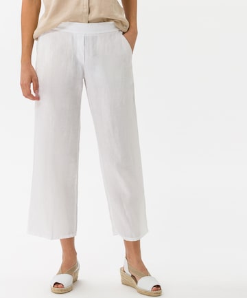 BRAX Wide leg Pants 'Maine' in White: front