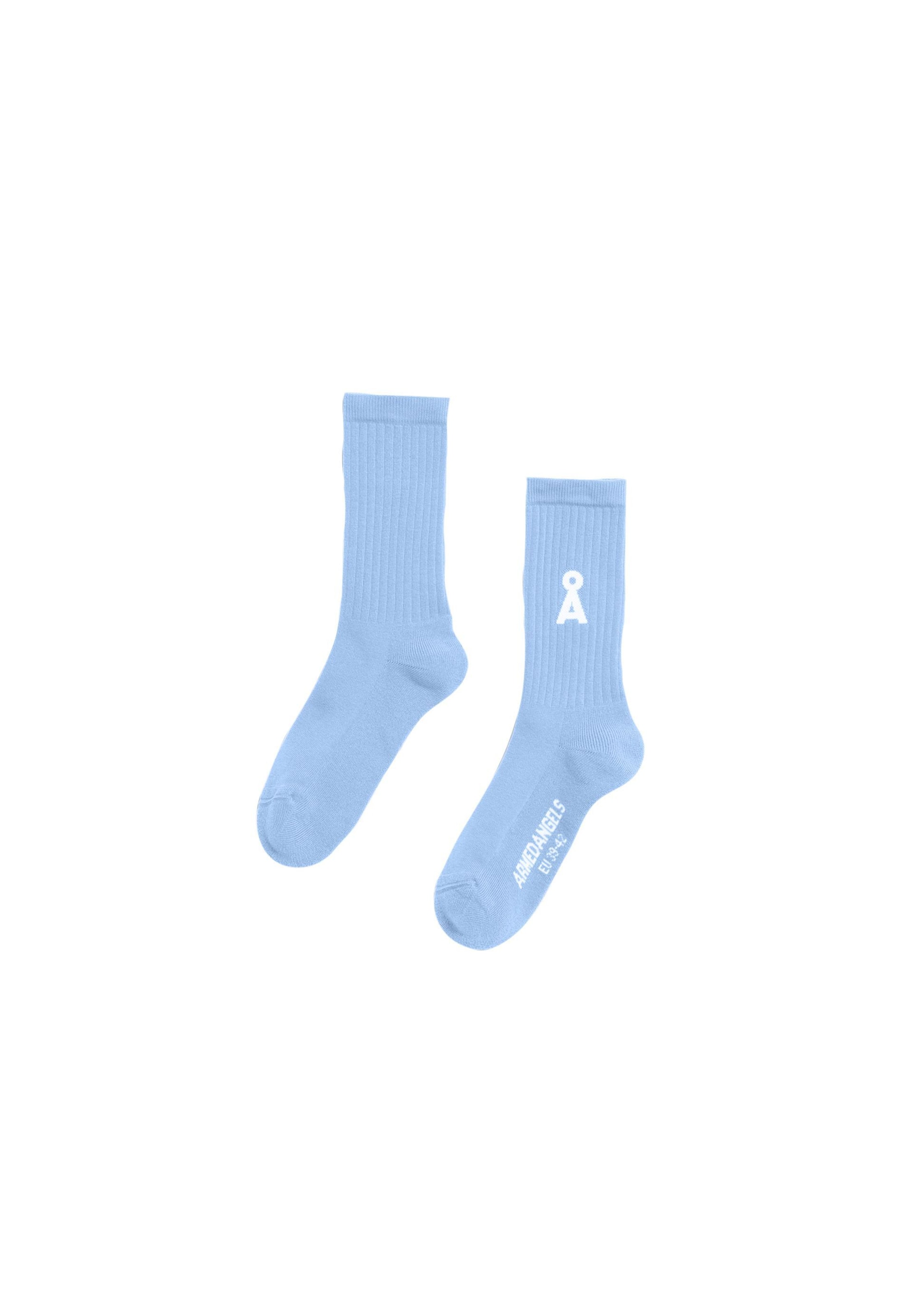ARMEDANGELS Socks 'SAAMUS BOLD' in Light blue, Item view