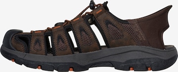SKECHERS Hiking Sandals in Brown: front