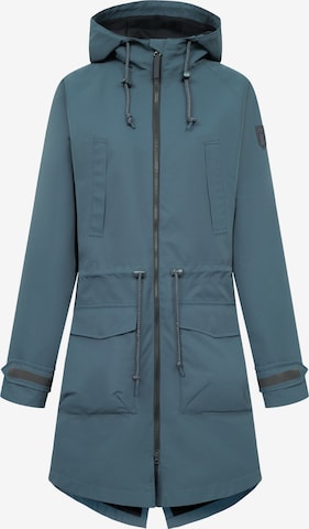 Derbe Raincoat 'Phoeby Dog' in Blue: front