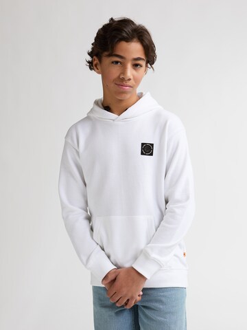 Petrol Industries Sweatshirt 'Ballena' in Wit: voorkant