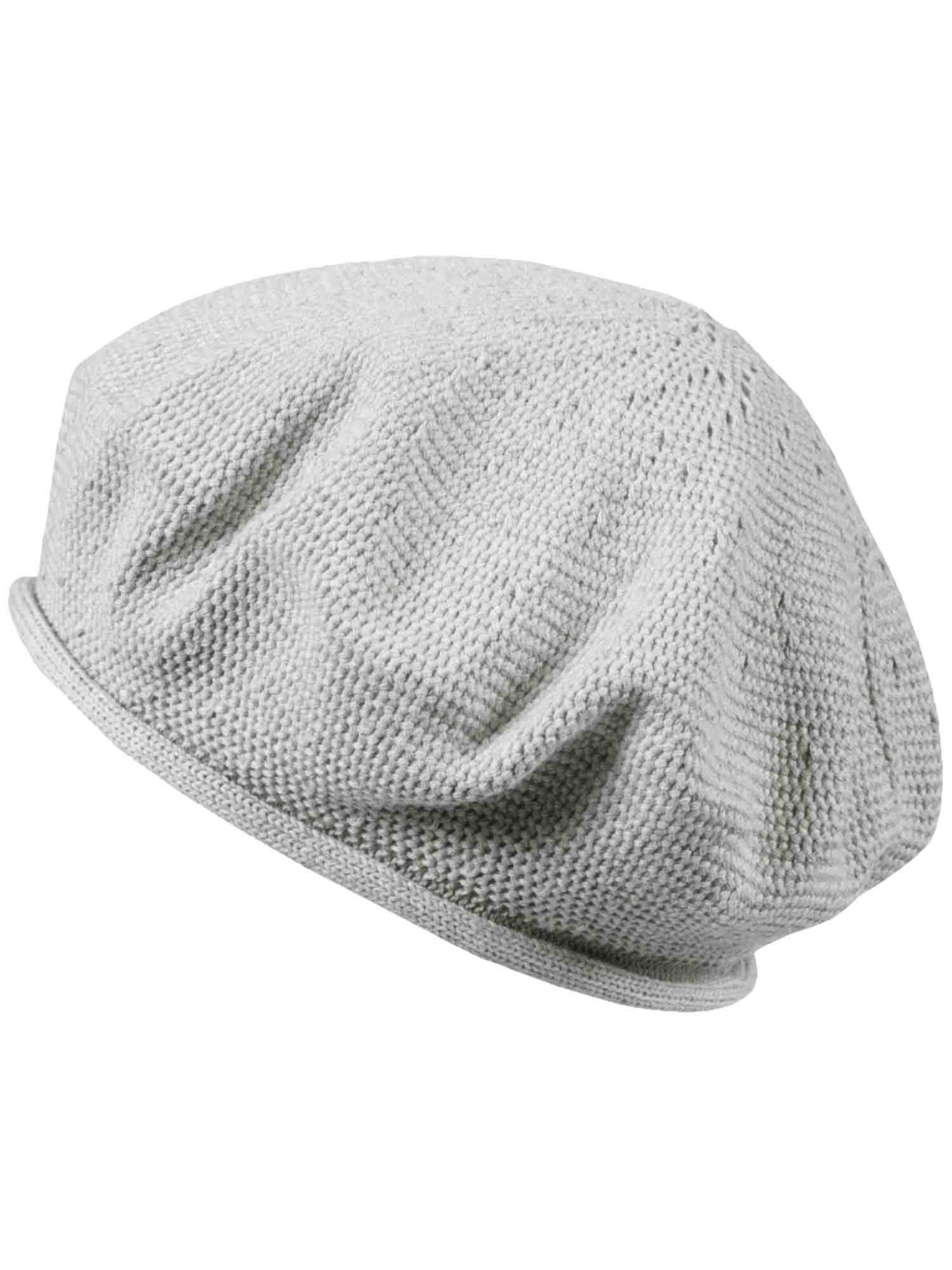 LOEVENICH Mütze in Grau: Vorderseite