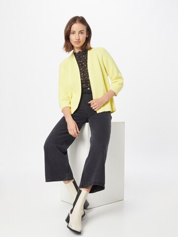 Cardigan TAIFUN en jaune