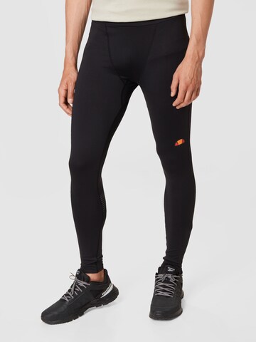 ELLESSE - Skinny Pantalón deportivo 'Mogul' en negro: frente