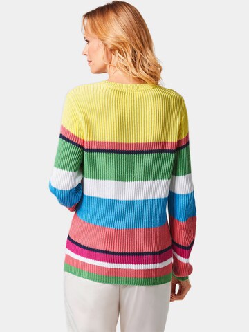 Goldner Pullover in Mischfarben