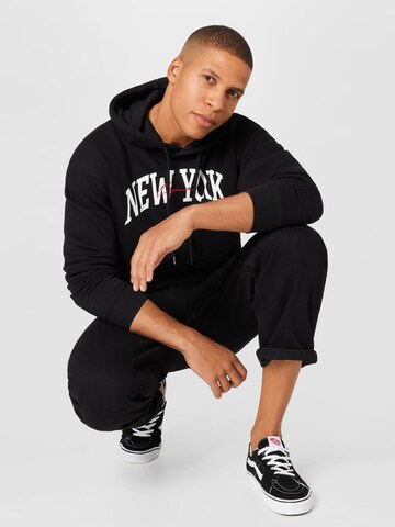 JACK & JONES Sweatshirt 'HYPE' in Schwarz