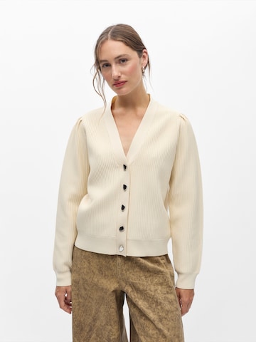 Giacchetta 'OBJORANA' di OBJECT in beige: frontale