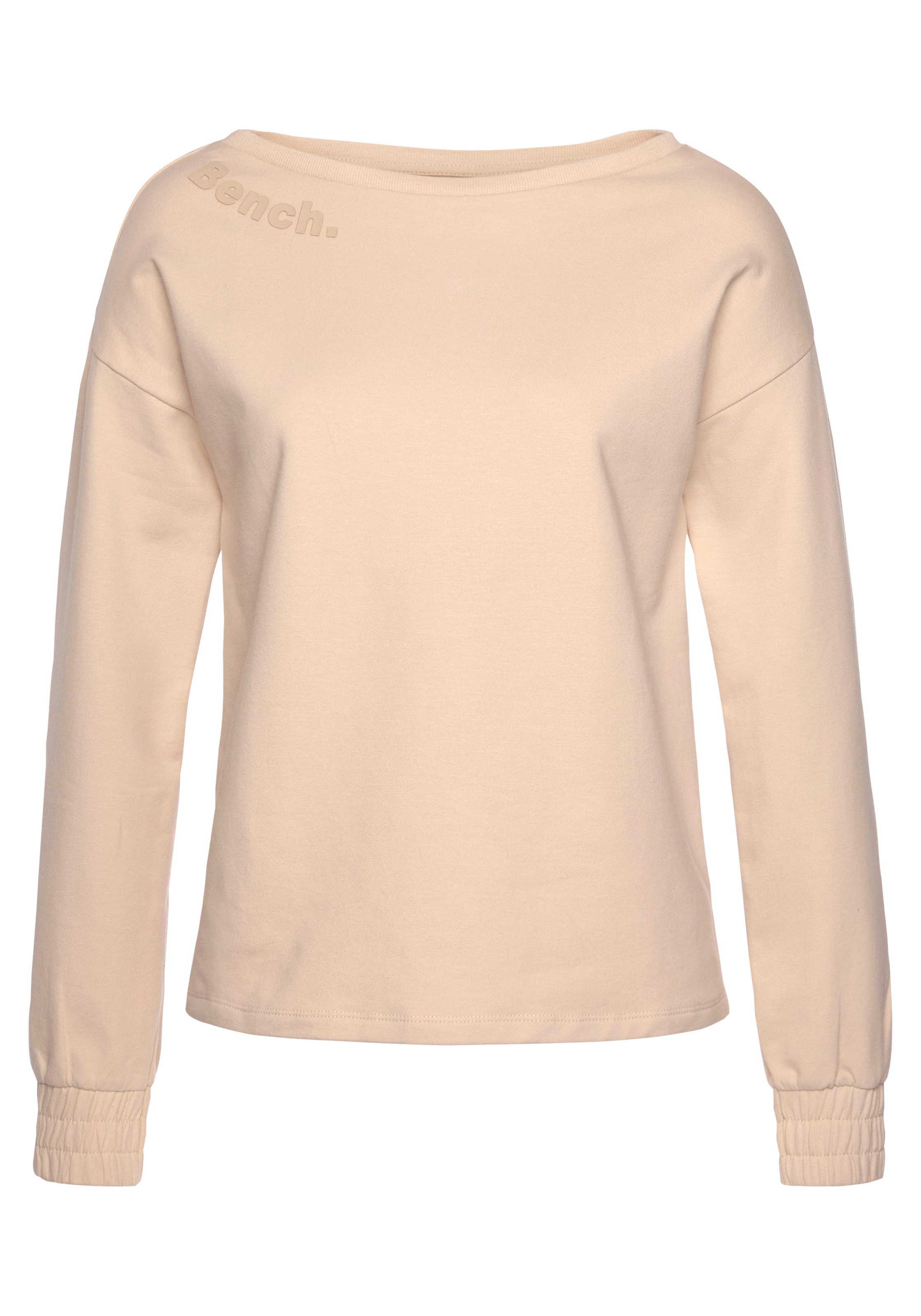 BENCH Sweatshirt in Beige: Vorderseite