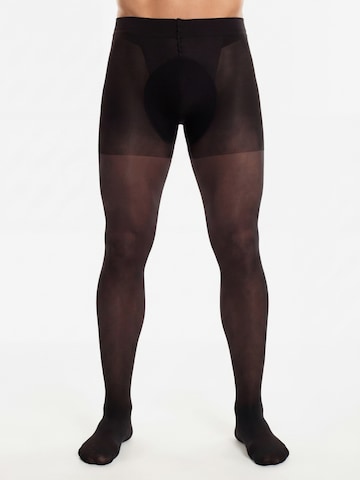 Sous-vêtements longs 'Support 70 Herrenstützstrumpfhose' GLAMORY en noir : devant