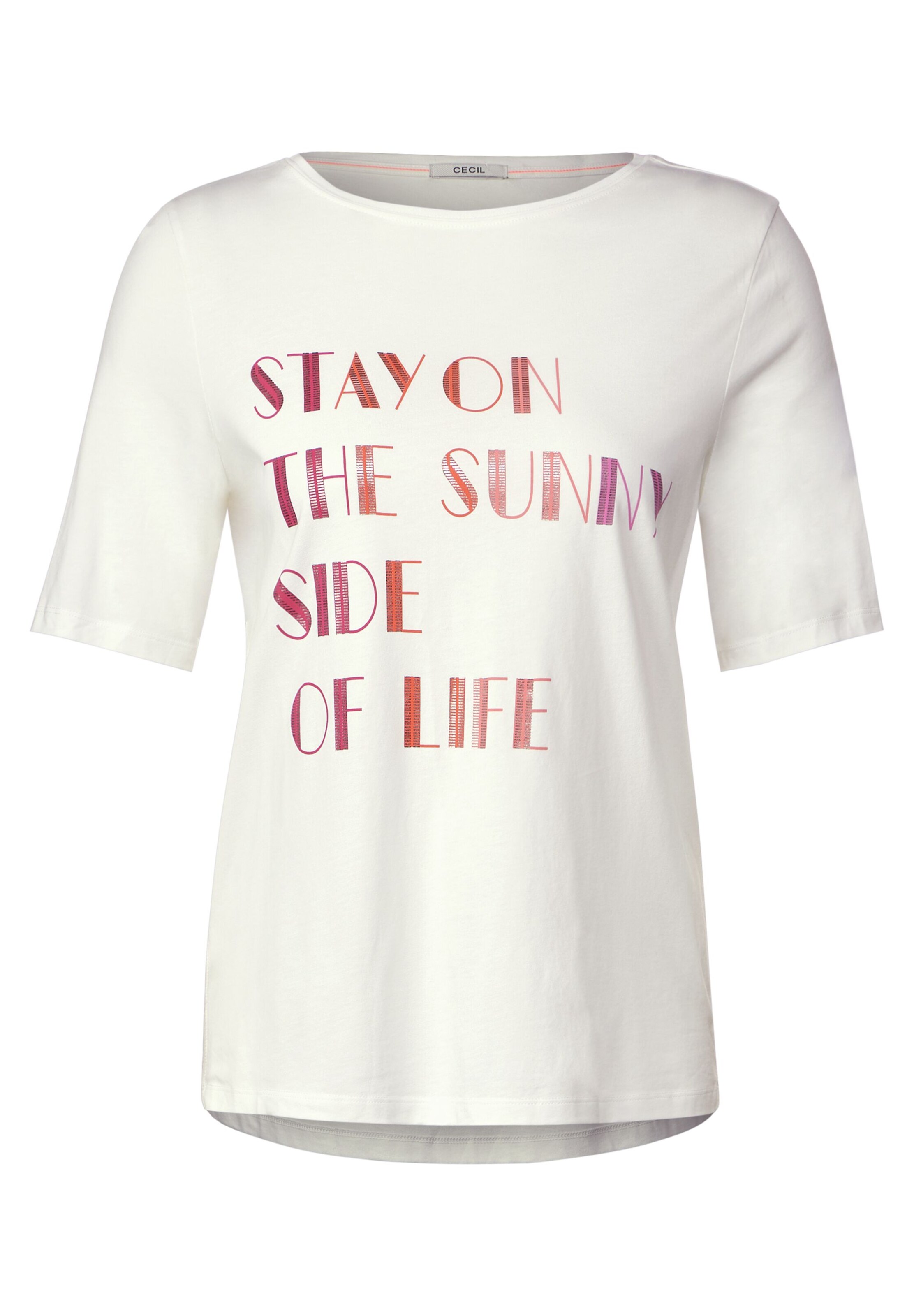 CECIL T-Shirt in Weiß: Vorderseite