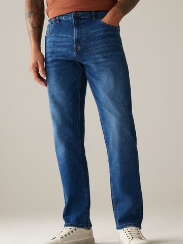 Next Regular Jeans in Blue: front