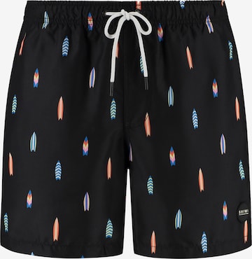 ShiwiKupaće hlače 'Mac' - crna boja: prednji dio