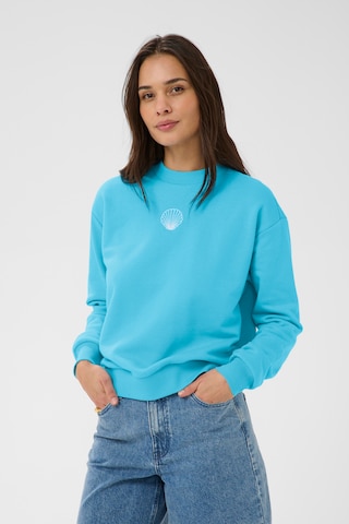 Kaffe - Sudadera 'Lilje' en azul: frente