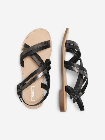 ONLY Sandalen met riem 'MANDALA-18' in Zwart