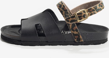 BaytonSandale 'WARHOL' - crna boja: prednji dio