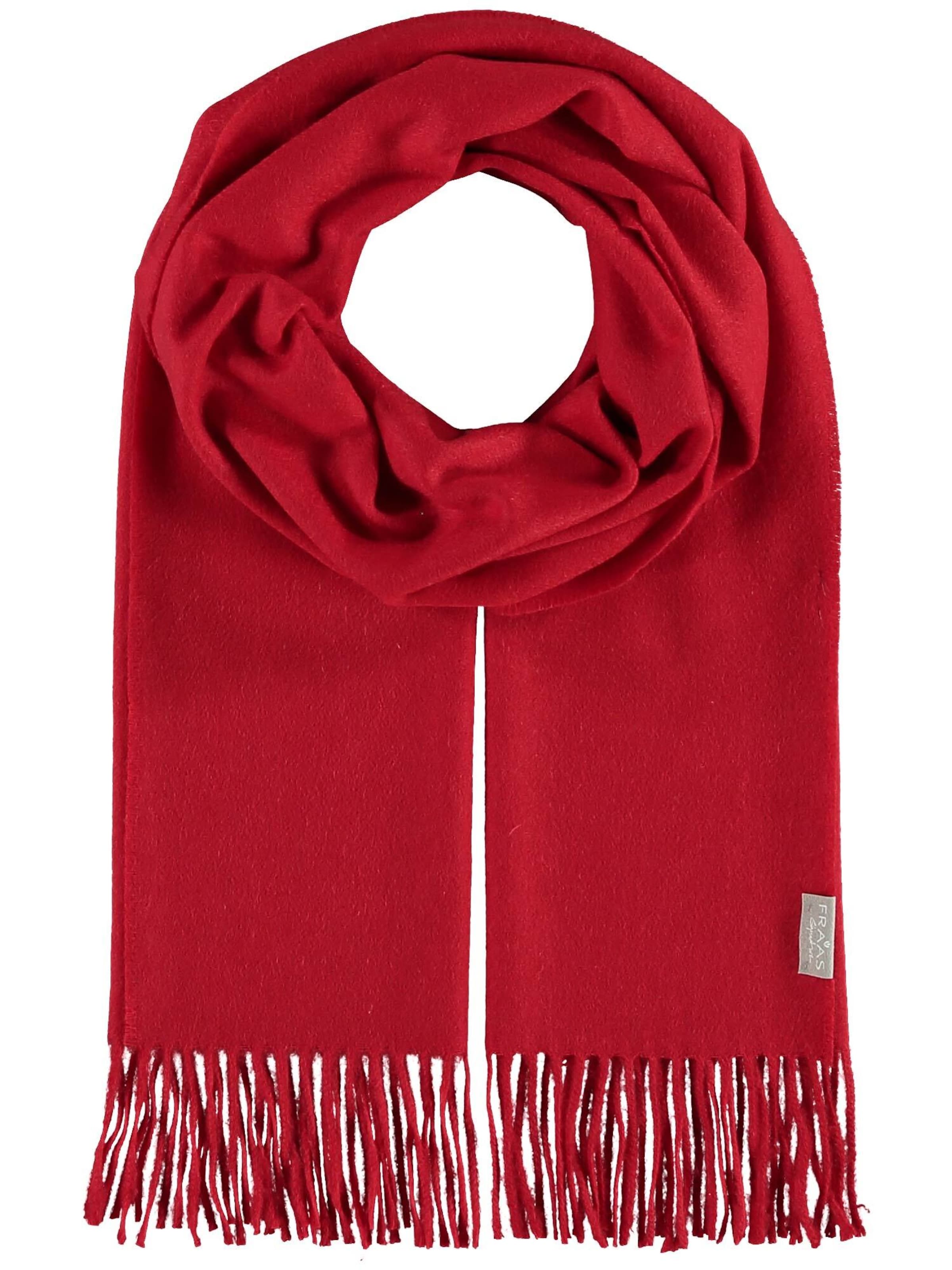 FRAAS Schal in Rot: Vorderseite